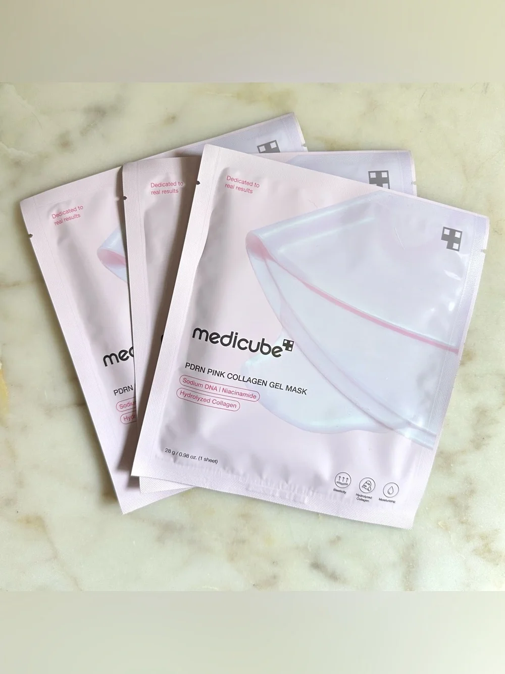 Medicube PDRN Pink Collagen Gel Mask - 3 Pack